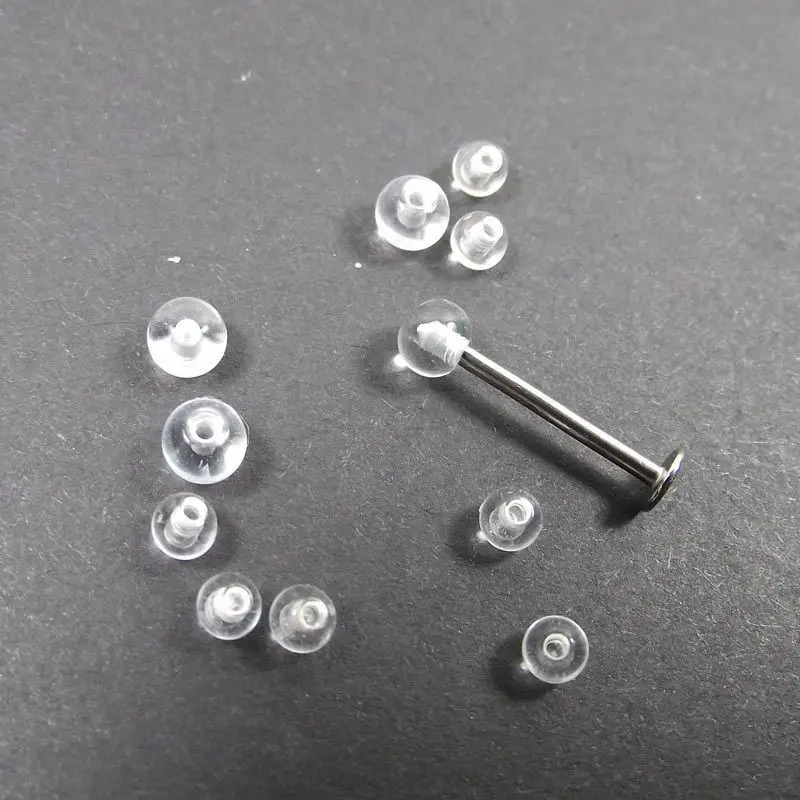 Body Jewelry Replacement Ball - 100 buah pengganti transparan bola cadangan