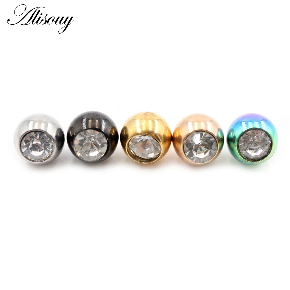 2 buah manik-manik bola pengga - Body Jewelry Replacement Ball ulasan dan harga