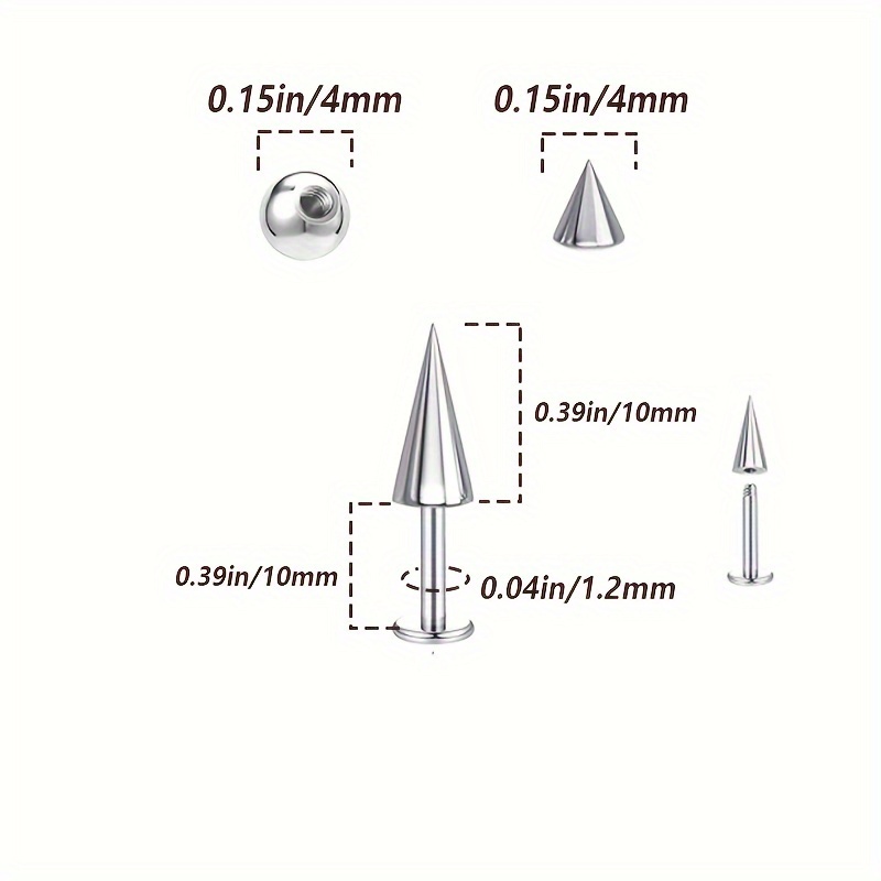 Anting-anting tindik bibir pri - Body Jewelry Replacement Ball ulasan dan harga