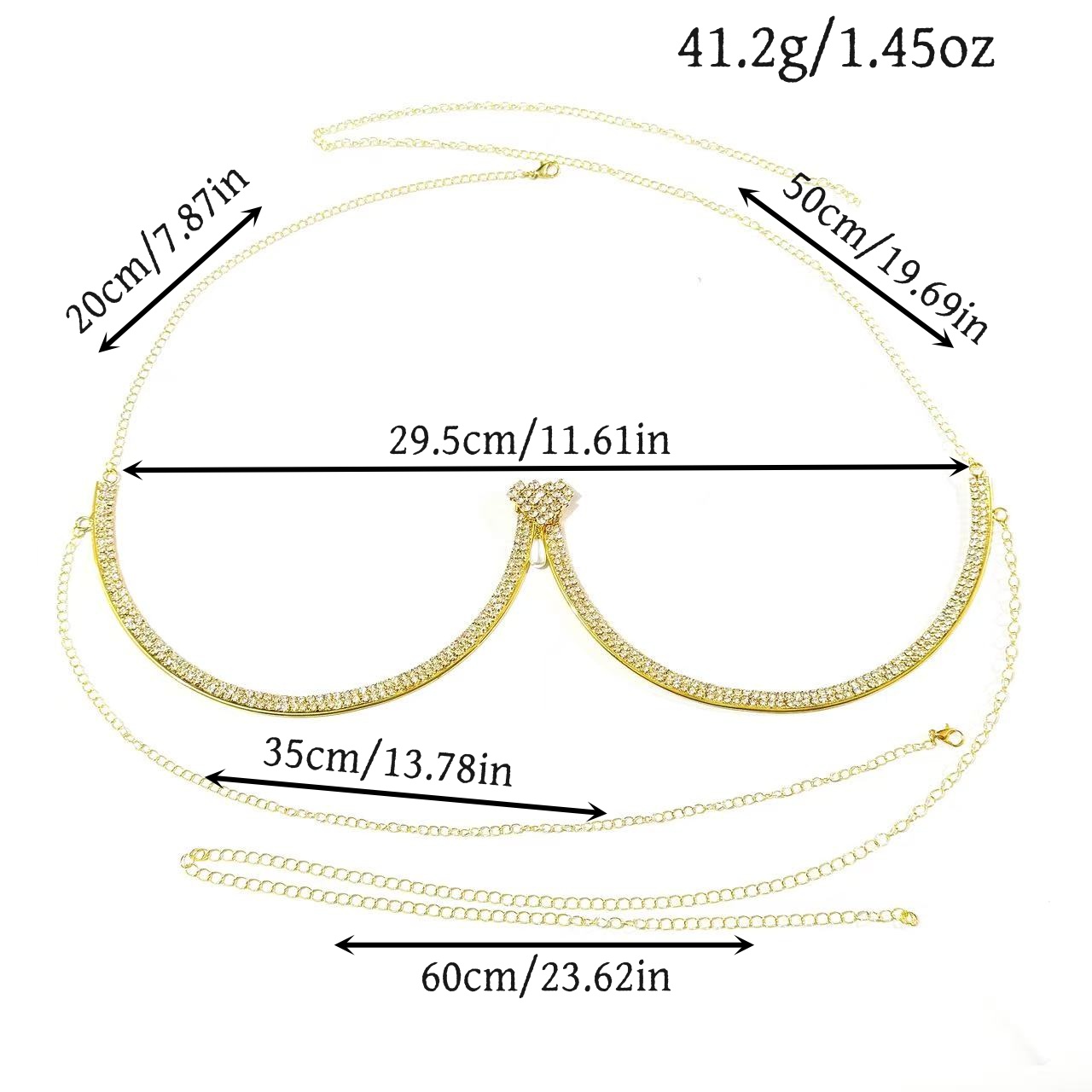 Kalung Bra Berbentuk Hati deng - Body Jewelry Necklace ulasan dan harga
