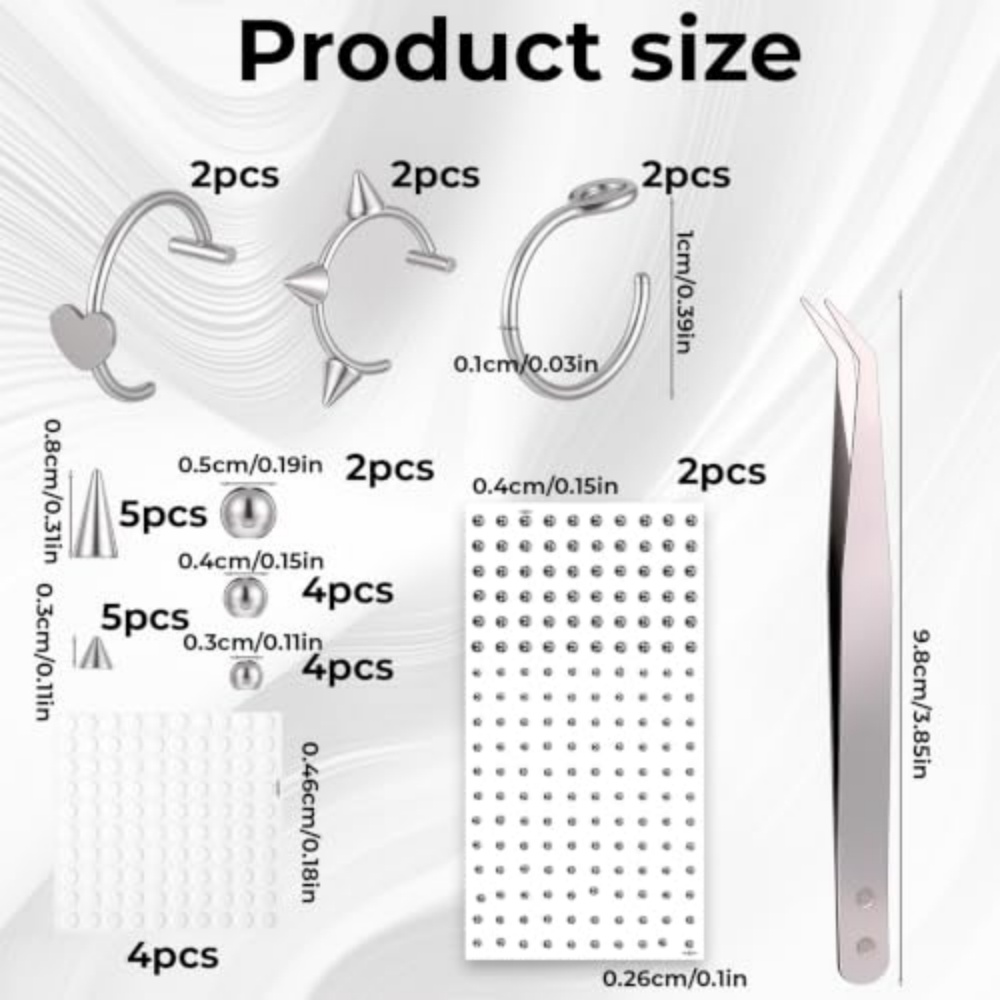 Set Perhiasan Telinga Palsu, P - Body Jewelry Replacement Ball ulasan dan harga