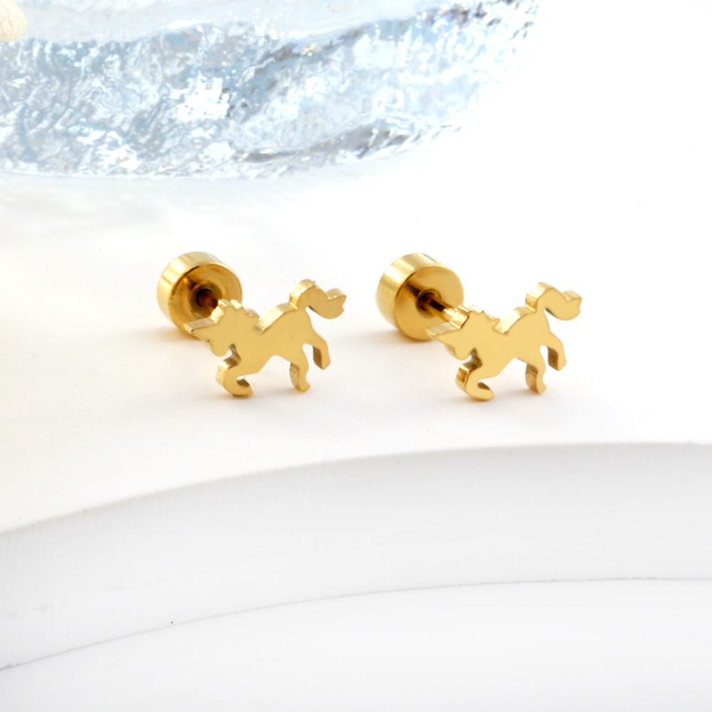 LUXUKISSKIDS 1 pasang perhiasa - Body Jewelry Surgical Steel ulasan dan harga