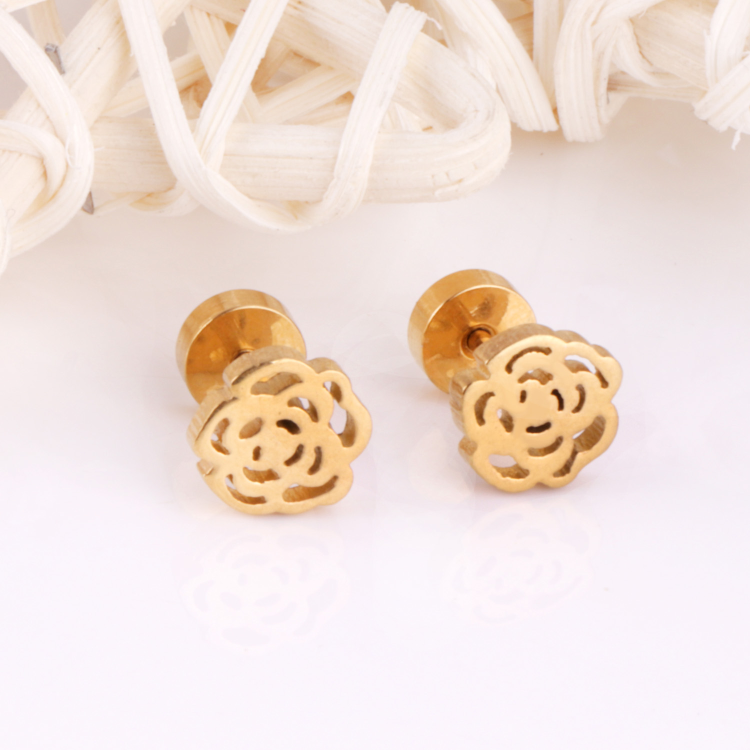 LUXUKISSKIDS 1 pasang perhiasa - Body Jewelry Surgical Steel ulasan dan harga